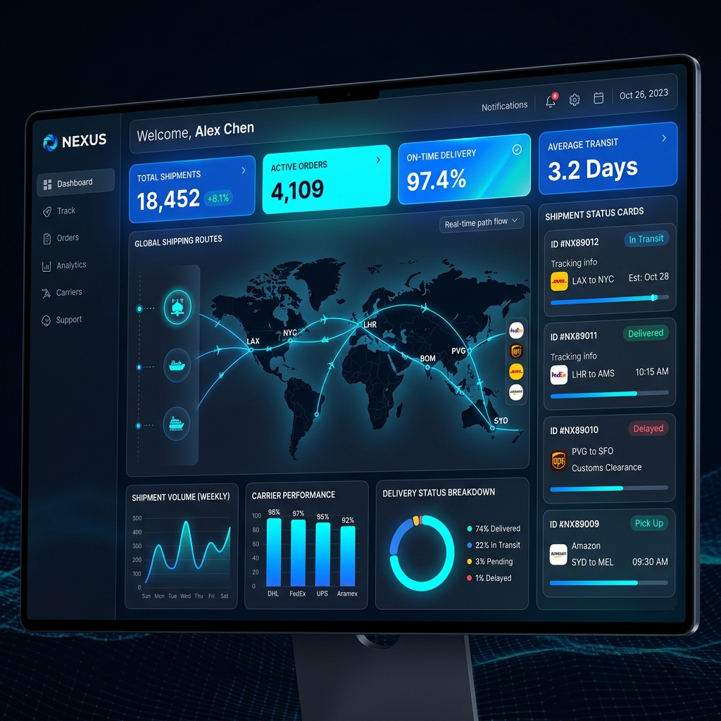 Unified Logistics Dashboard